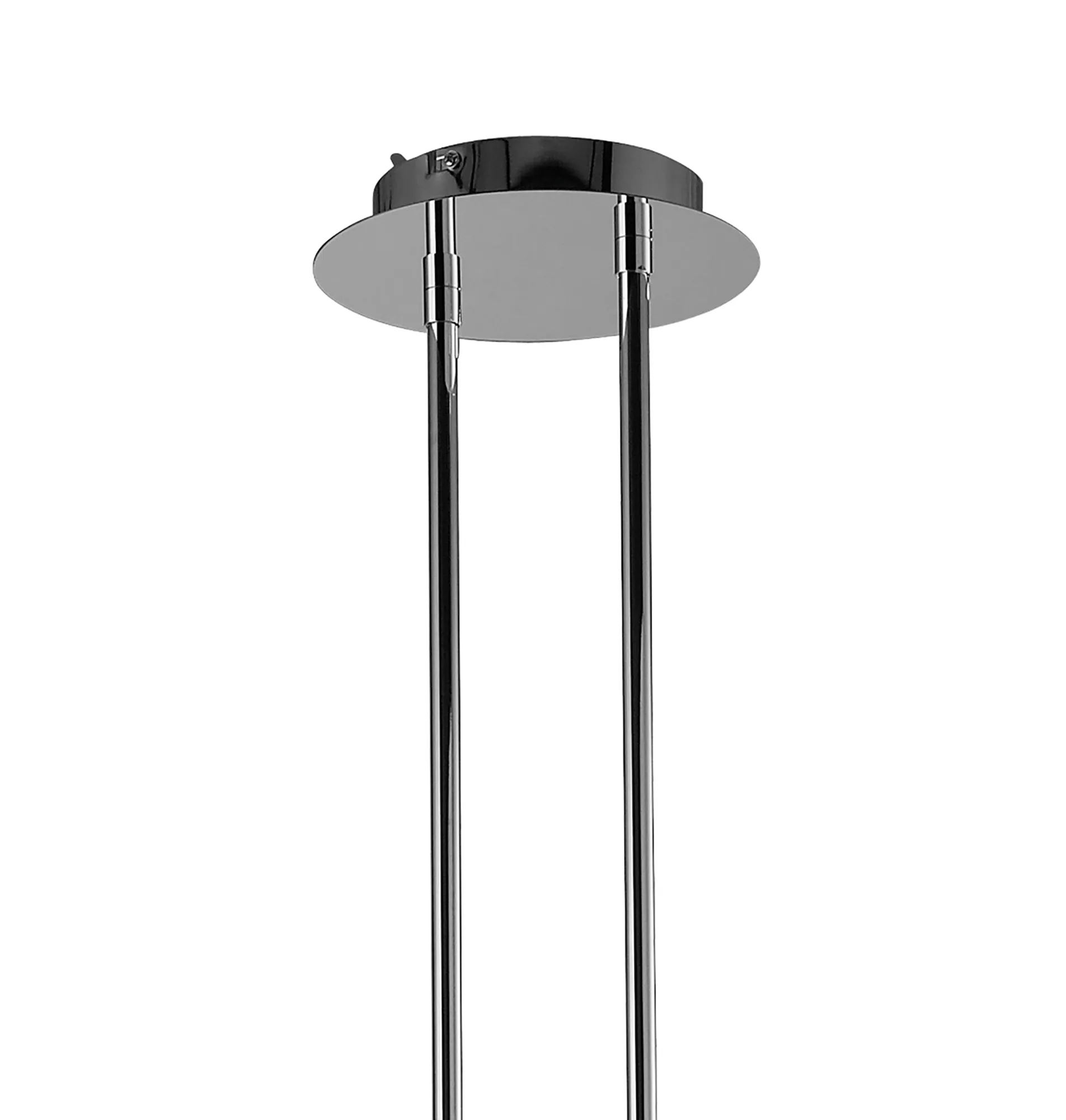 Tiffany Crystal Pendant 6+6 Light Polished Chrome M3853/SBS  Mantra Tiffany Polished Chrome-Soft Bronze